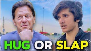 IMRAN KHAN HUG OR SLAP CHALLENGE | Public Reaction About Imran khan | BTS