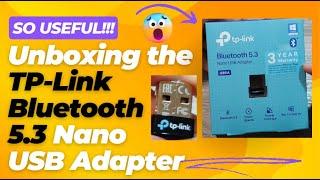  Unboxing TP-Link Bluetooth 5.3 Nano USB Adapter: Faster Connection & Longer Range! 