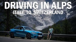 ALPS - ITALY TO SWITZERLAND - Driving to Livigno, Albula, St Bernardino and Gotthard Pass | 4K