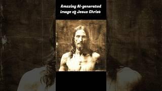 Amazing AI-generated image of Jesus Christ based on the (authentic) Shroud of Turin #jesus