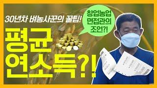 완전기계화로 인건비 절감된 쌀농사 평균연소득과 벼농사 30년차 농업창업면접관의 조언?!