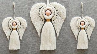 DIY ANGEL en MACRAME (paso a paso) | DIY Macrame Angel Tutorial Step by Step