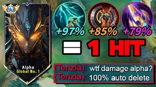 GLOBAL ALPHA UNLIMITED TRUE DAMAGE BUILD 2025!!  | 1 HIT BUILD (op must try )