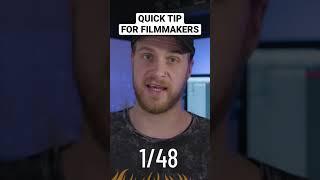Quick Cinematic Tip For Filmmakers