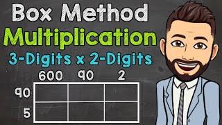 Box Method Multiplication | 3-Digits x 2-Digits | Math with Mr. J