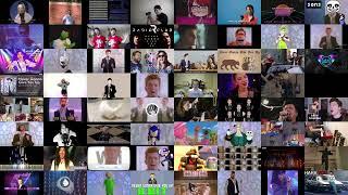 Never gonna give you up but it's a mashup of 64 versions