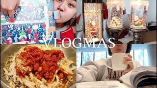 VLOGMAS 블로그마스  #02 |  룸데코 보수공사하고 카페에서 공부하다가 영화 보러 갔다가 장보고 밥도먹는 다정이의 일상브이로그