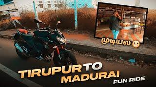 Tirupur To Madurai  Fun Ride   #ajivlogs #tamil #superbike #bike #trending