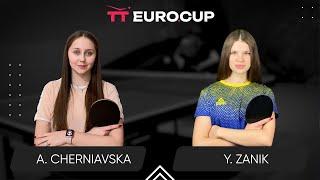 11:10 Alina Cherniavska - Yulianna Zanik 20.05.2024 TT Euro.Cup Women Ukraine Star. TABLE 3