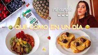 QUÉ COMO EN UN DÍA  recetas fáciles en mi cumple | Museecoco