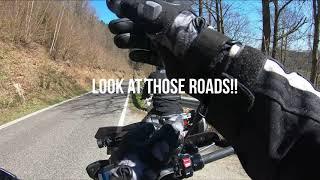 Motorcycle tour to Eifel National Park Germany with BMW F800ST and Yamaha Tracer 900GT