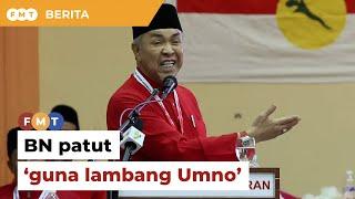 ‘BN hampir lumpuh’, guna lambang Umno, Zahid diberitahu