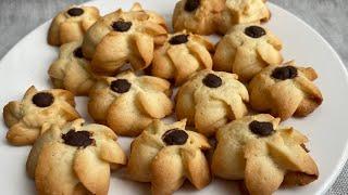 Песочное печенье. Онай женил печенье. #печенье #рецепты #biscuit