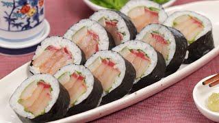 Yellowtail Sushi Roll Recipe (White Tekkamaki) Specialty Sushi in Nagasaki, Kyushu | Shiro Tekka