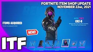 Fortnite Item Shop *NEW* TECH FUTURE BUNDLE! [November 22nd, 2021] (Fortnite Battle Royale)