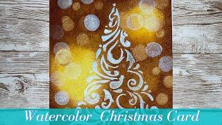 Watercolor Christmas Cards