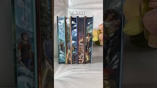 Percy Jackson book set ASMR crunching pages #books #painting #bookart #asmr #asmrcrunch #artist