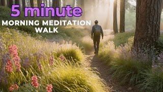 5 Minute Morning Meditation Walk Through The Woods