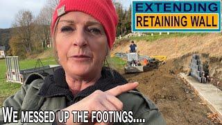 Extending the Footings | Fixing Off Grid Water Supply