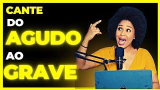 Como CANTAR do AGUDO para o GRAVE  - Com Aline Santana