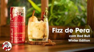 Fizz de Pera com Red Bull Winter Edition