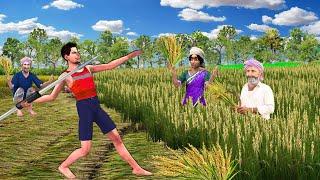 Javelin Throw Challenge Village Farmer Win Gold Prize Javelin Throw Hindi Kahani Hindi Moral Stories