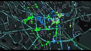 INGRESS - Intelmap Wiesbaden - Time lapse video from the 21.05.2013