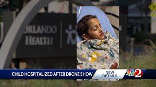 7-year-old hit by falling drone at Orlando holiday show has open heart surgery