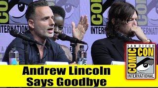 Andrew Lincoln Announces He's Leaving WALKING DEAD This Season  | Comic Con 2018