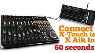 Connecting Behringer X-Touch to Behringer X Air in 60 seconds