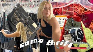 THRIFTING NEW FALL WARDROBE | come thrift y2k clothes with me