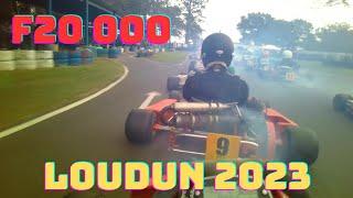 ON BOARD Formule 20 000 KART 100 cc / LOUDUN (FR) 2023 old kart race