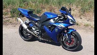 Yamaha R1 2003 5pw fork swap + wheel conversion