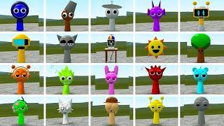 ALL SPRUNKI CHARACTERS In Garry's Mod!