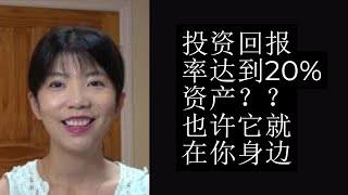 第88期：投资回报率达到20%资产？？也许它就在你身边 （上）