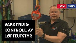 Sakkyndig kontroll av løfteutstyr