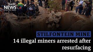 Stilfontein Mine | 14 illegal miners arrested after resurfacing