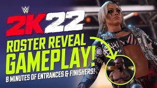 WWE 2K22 Roster Reveal: Brand New Gameplay, Ratings Reveal, Entrances, Finishers & Secrets!