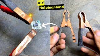 Helping Hand Soldering Stand Making Using Electric Wires at Home | TA Electric