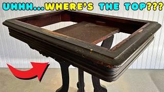 Blood, Sweat, and Tears...Well Maybe Not Tears...Went Into This Restoration | Furniture Restoration