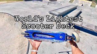 WORLDS LIGHTEST SCOOTER DECK! (Ethic Pandemonium V2)