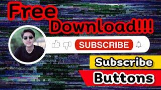 Subscribe Button Free Download | YouTube like subscribe bell icon buttons green screen | 2