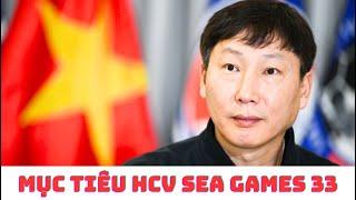 HLV Kim Sang Sik đặt mục tiêu giành HCV SEA Games 33 - VCK Asian Cup