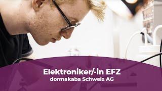 Lehre als Elektroniker/-in EFZ bei der dormakaba Schweiz AG