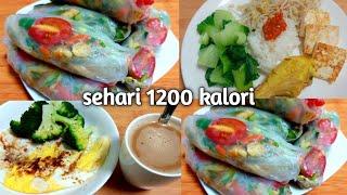 MENU SEHARI 1200 KALORI || Deficit Kalori || Mak Lin Official || Diet Santuy Diet Enjoy