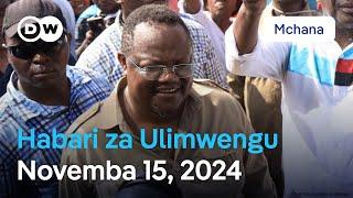 DW Kiswahili Habari za Ulimwengu | Novemba 15, 2024 | Mchana | Swahili Habari leo