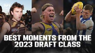 The BEST MOMENTS from the 2023 draft class | AFL