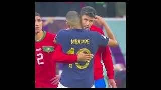 Kylian Mbappe and Achraf Hakimi Jersey Swap and Friendship in World Cup Semi Final