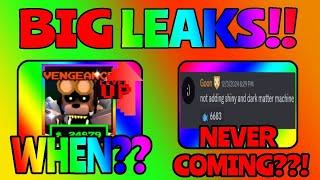 ALL LEAKS AND UPDATES THIS WEEK IN FNTD!!! (Five Nights TD)