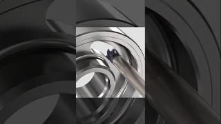 Industries - Driven Gear - Finish slot milling with an anti-vibration head #shorts #cnc #machine